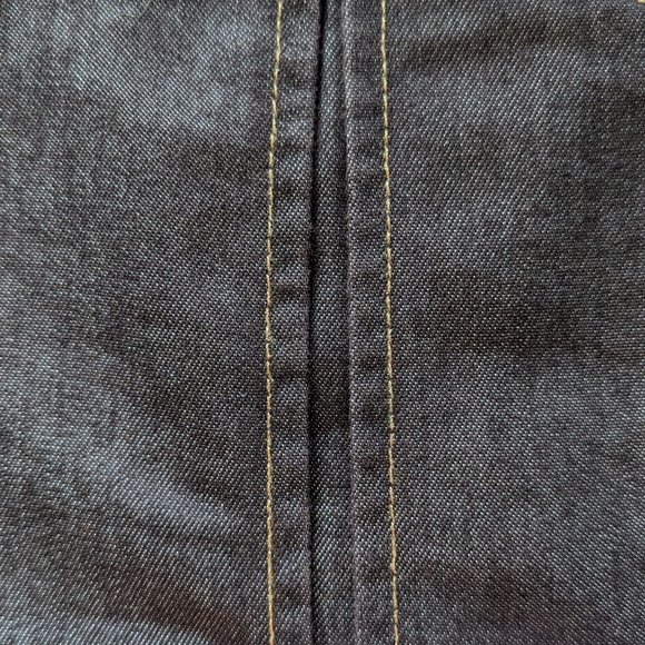 y2k Vintage Shimmer Mini Skirt Brown size 8 - Picture 4 of 12